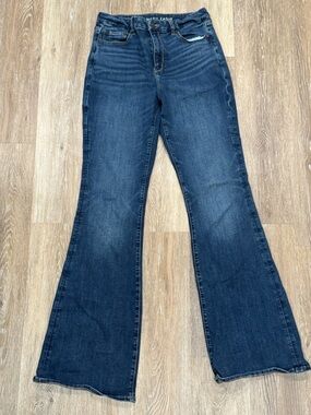 American Eagle Outfitters Curvy Super high rise flare - 10 X-long